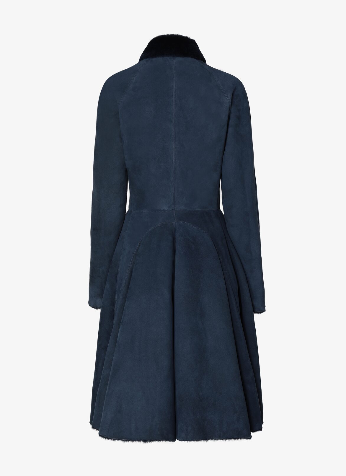 Merino Woolen Coat ALAÏA DARK NAVY MERINO WOOLEN COAT